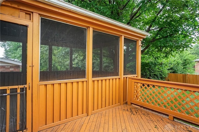 702 W Sharon Rd, Forest Park, OH 45240 - deck with a sunroom