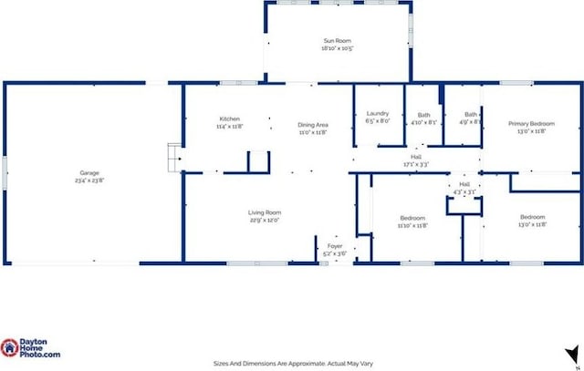 789 W Krepps Rd, Xenia, OH 45385 - view of room layout