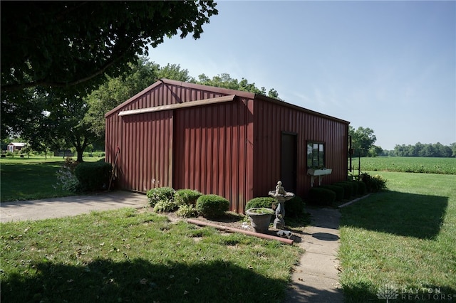 789 W Krepps Rd, Xenia, OH 45385 - view of pole building with a yard
