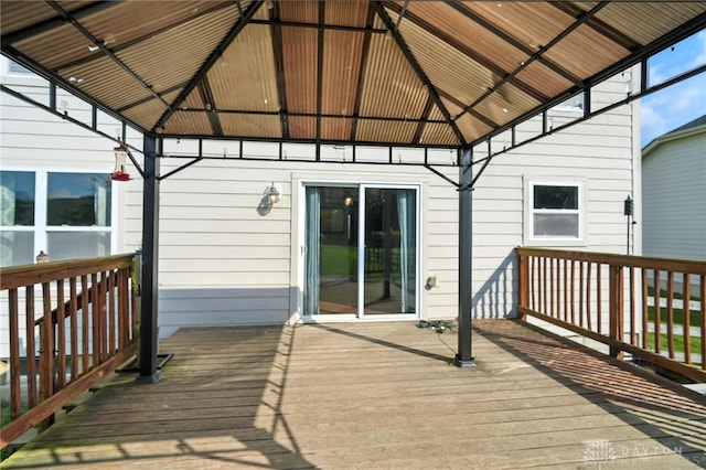 171 Shanda Dr, Monroe, OH 45050 - wooden deck featuring a gazebo