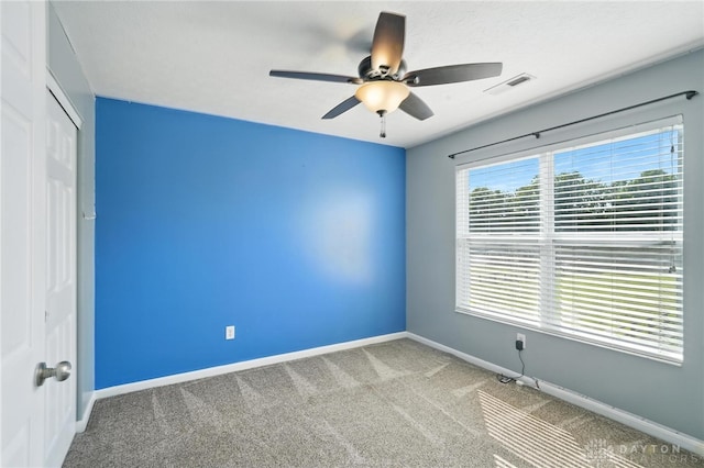 171 Shanda Dr, Monroe, OH 45050 - spare room with ceiling fan and carpet
