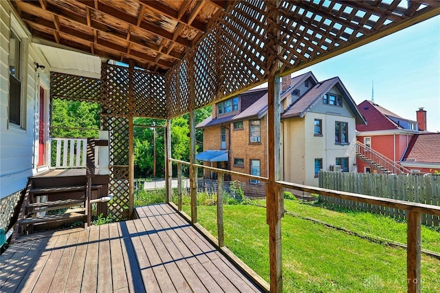 578 Considine Ave, Cincinnati, OH 45205 - wooden terrace with a residential view