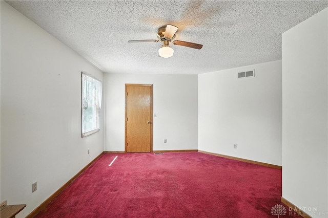 500 Smalley Blvd, Hamilton, OH 45013 - carpeted empty room with a ceiling fan and a textured ceiling