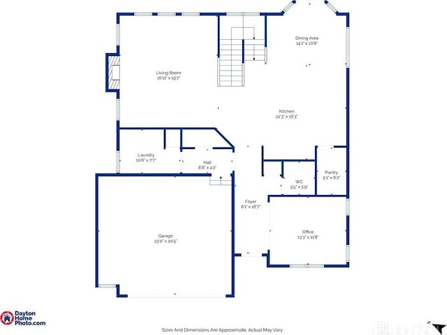 598 Twilight Ln, Dayton, OH 45440 - view of property floor plan