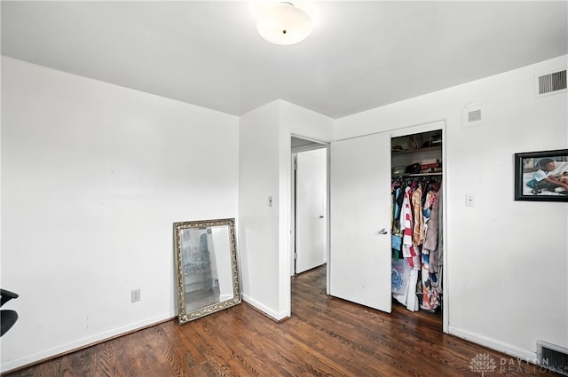 6101 Capri Dr, Cincinnati, OH 45224 - unfurnished bedroom featuring wood finished floors and a closet