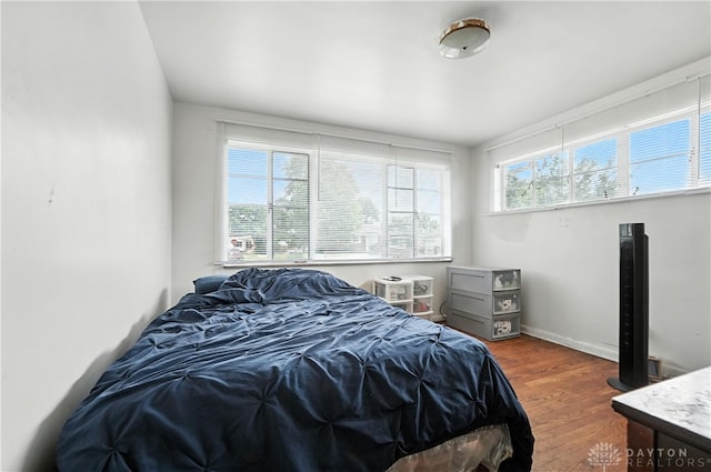 6101 Capri Dr, Cincinnati, OH 45224 - bedroom featuring multiple windows and wood finished floors
