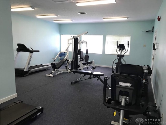 1411 Lake Pointe Way Unit 8, Washington Twp, OH 45459 - workout area with baseboards