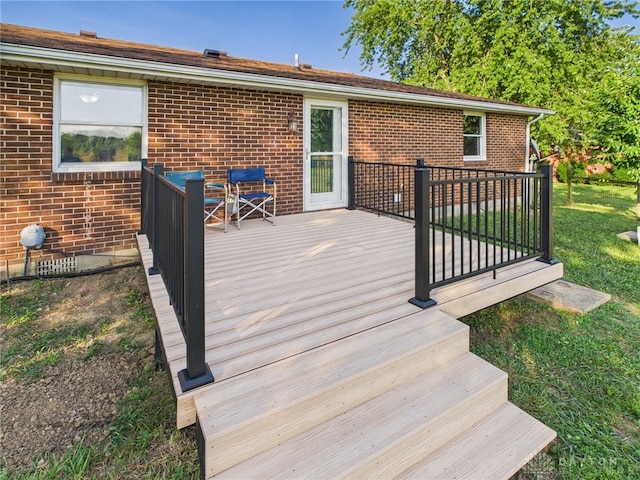 3862 State Route 49, Arcanum, OH 45304 - wooden deck with a lawn