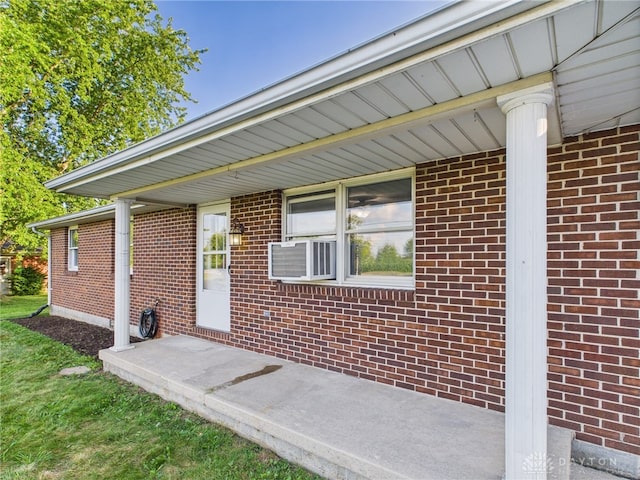 3862 State Route 49, Arcanum, OH 45304 - view of exterior entry featuring brick siding