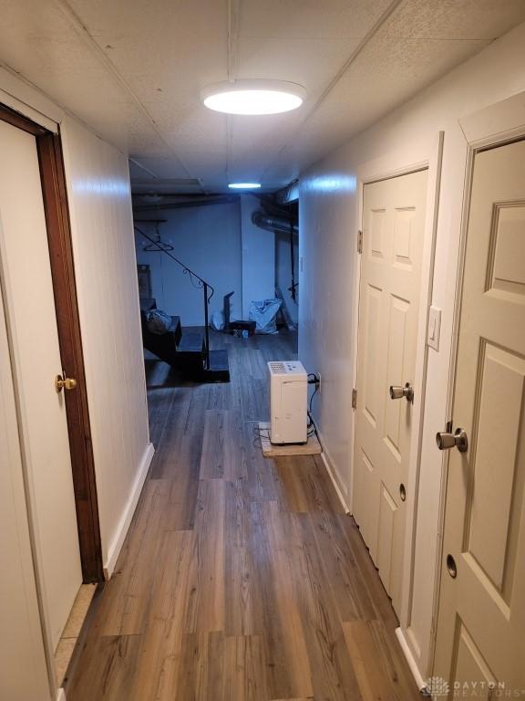 612 E Market St, Xenia, OH 45385 - corridor with wood finished floors and baseboards