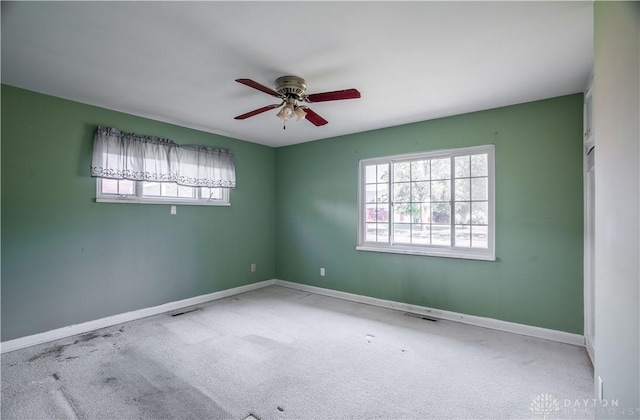 928 E Stroop Rd, Kettering, OH 45429 - carpeted empty room with a ceiling fan and baseboards