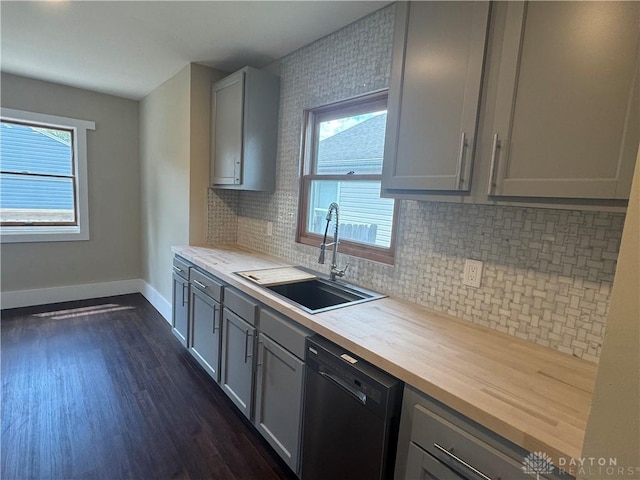 2627 Wayland Ave, Dayton, OH 45420 - kitchen featuring dishwasher, healthy amount of natural light, and backsplash