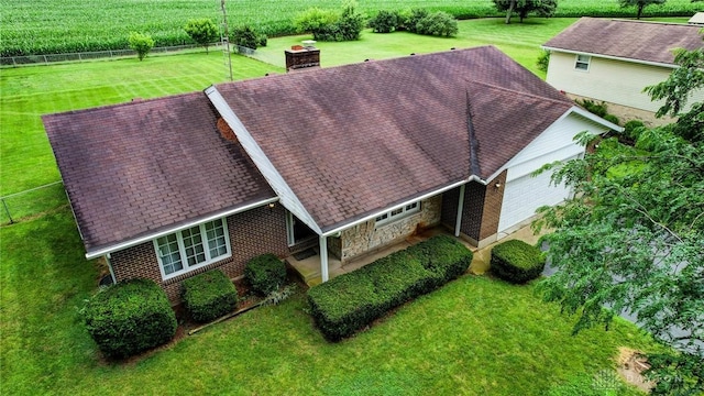 2042 Hilltop Rd, Xenia, OH 45385 - overview of rural landscape