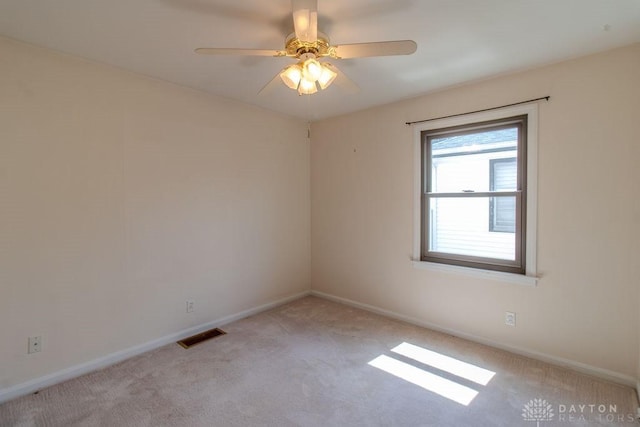 27 Hillview Ave, Miamisburg, OH 45342 - spare room featuring light colored carpet and ceiling fan
