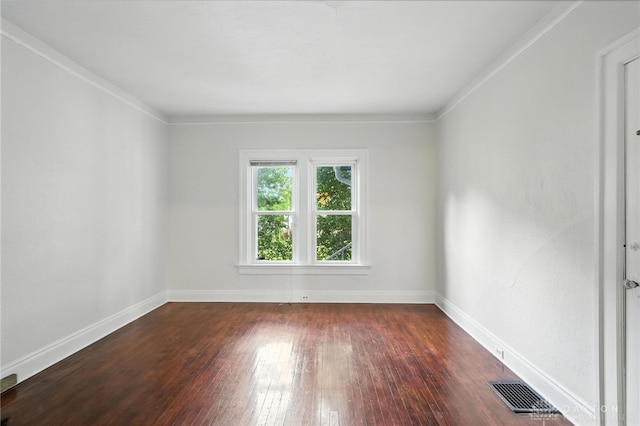 38-40 Greenwood Ave, Dayton, OH 45410 - spare room with hardwood / wood-style floors and ornamental molding