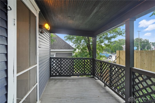 38-40 Greenwood Ave, Dayton, OH 45410 - view of deck
