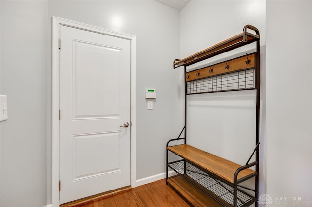 2937 E Ambrosia Ln, Xenia, OH 45385 - mudroom with wood finished floors and baseboards