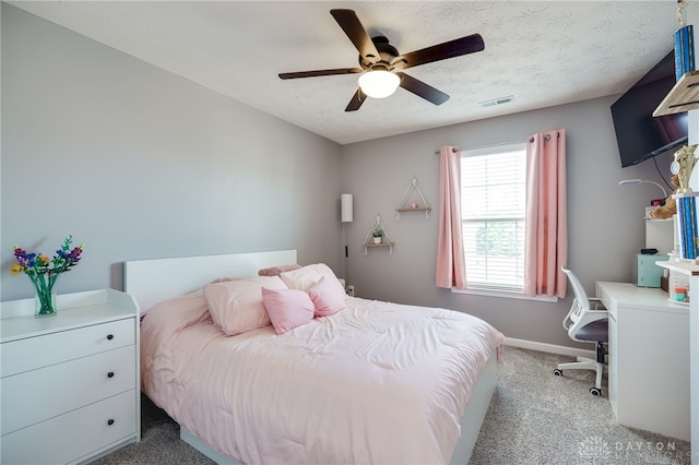2937 E Ambrosia Ln, Xenia, OH 45385 - bedroom with carpet flooring and ceiling fan