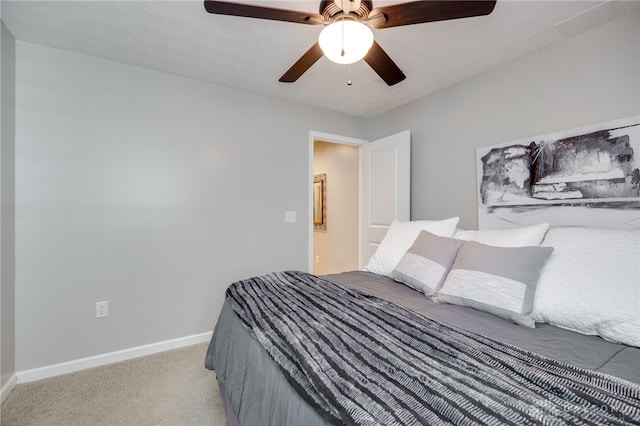 2937 E Ambrosia Ln, Xenia, OH 45385 - bedroom featuring light colored carpet and ceiling fan