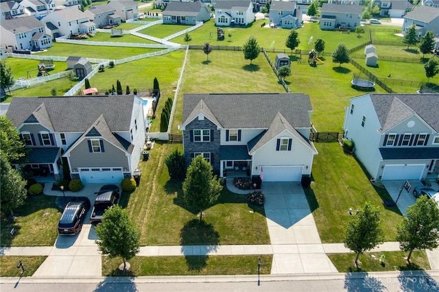 2937 E Ambrosia Ln, Xenia, OH 45385 - aerial perspective of suburban area