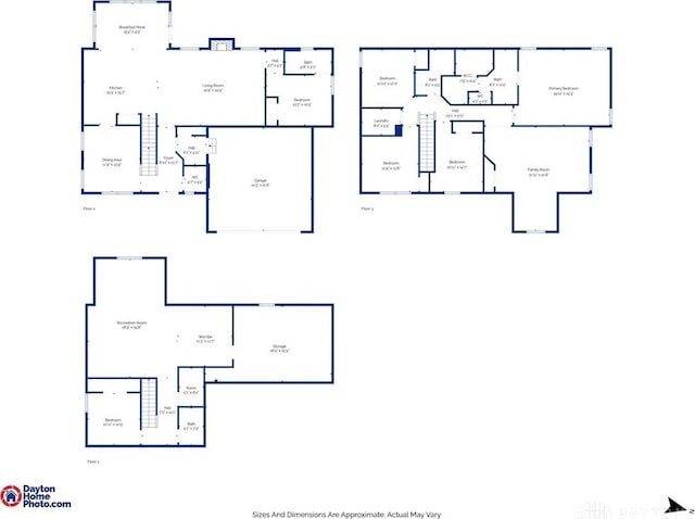 2937 E Ambrosia Ln, Xenia, OH 45385 - view of home floor plan