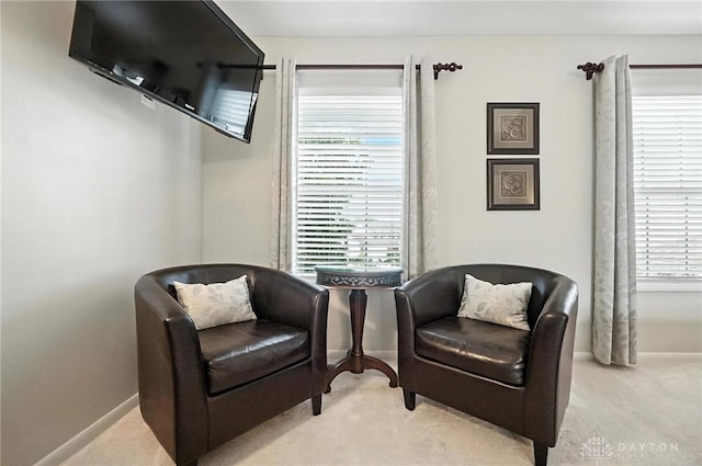 7793 Birchwood Ct, Mason, OH 45040 - sitting room featuring carpet flooring and baseboards