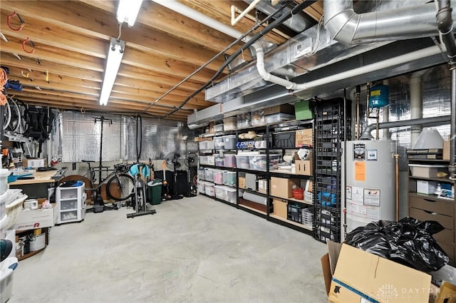 7793 Birchwood Ct, Mason, OH 45040 - unfinished below grade area featuring gas water heater
