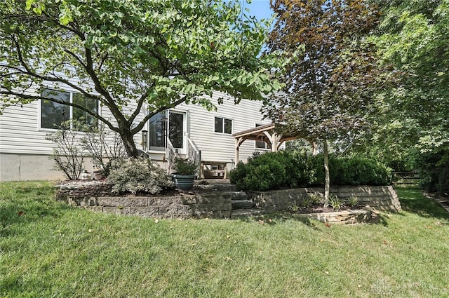 7793 Birchwood Ct, Mason, OH 45040 - view of green lawn with entry steps