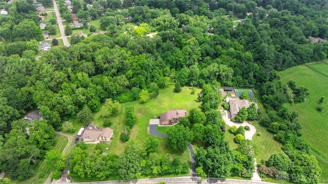 4230 Wagner Rd, Dayton, OH 45440 - aerial view of property and surrounding area featuring a heavily wooded area