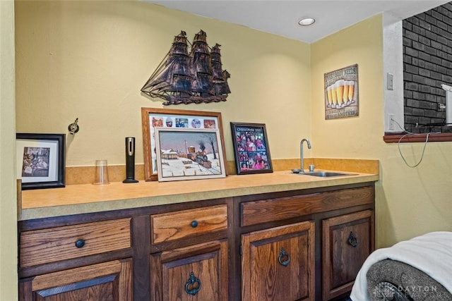 4230 Wagner Rd, Dayton, OH 45440 - indoor wet bar featuring recessed lighting