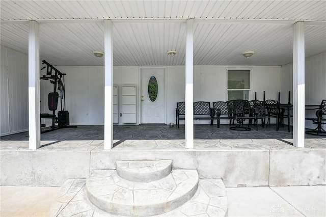 719 N Keowee St, Dayton, OH 45404 - property entrance with a patio