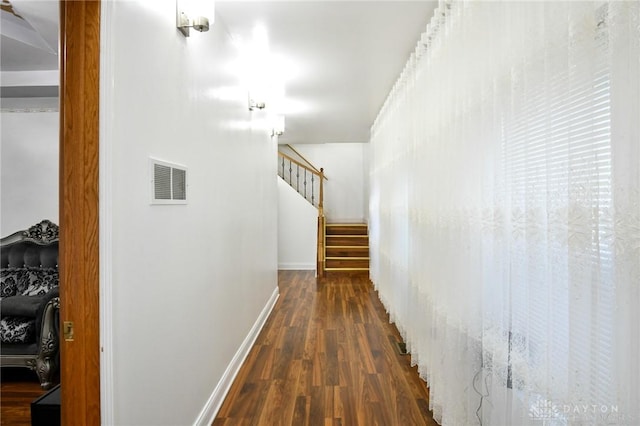719 N Keowee St, Dayton, OH 45404 - corridor with wood finished floors and stairway