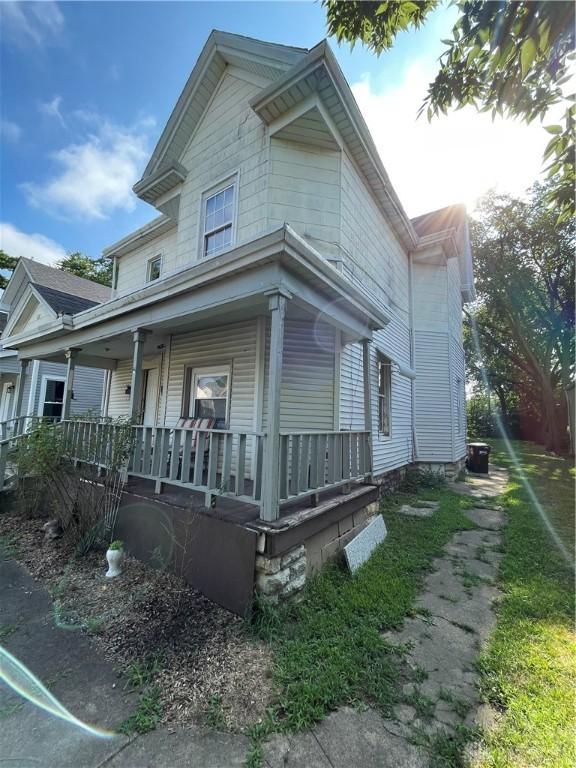419 Baltimore St, Middletown, OH 45044 - view of front of property with covered porch