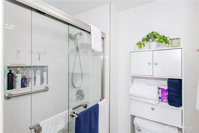1269 Redbud Dr, Fairborn, OH 45324 - bathroom featuring a stall shower and toilet