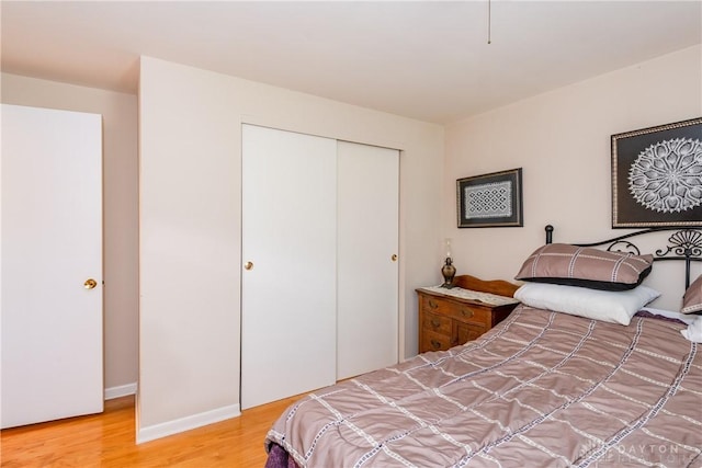 1269 Redbud Dr, Fairborn, OH 45324 - bedroom featuring light wood-style flooring and a closet