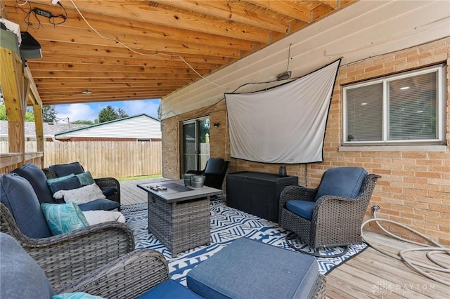 5433 Pentland Cir, Huber Heights, OH 45424 - view of patio / terrace featuring an outdoor hangout area