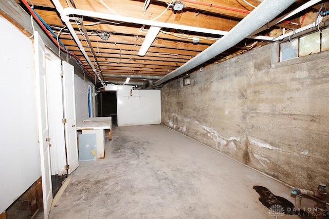 1151 Brookview Ave, Dayton, OH 45409 - view of unfinished basement