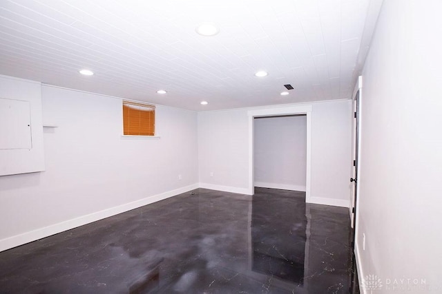 1151 Brookview Ave, Dayton, OH 45409 - finished basement with recessed lighting