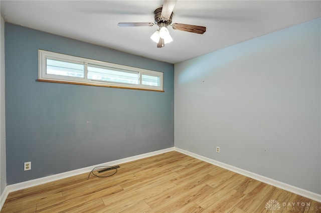 57 Pollyanna Ave, Germantown, OH 45327 - empty room featuring light wood-type flooring and a ceiling fan