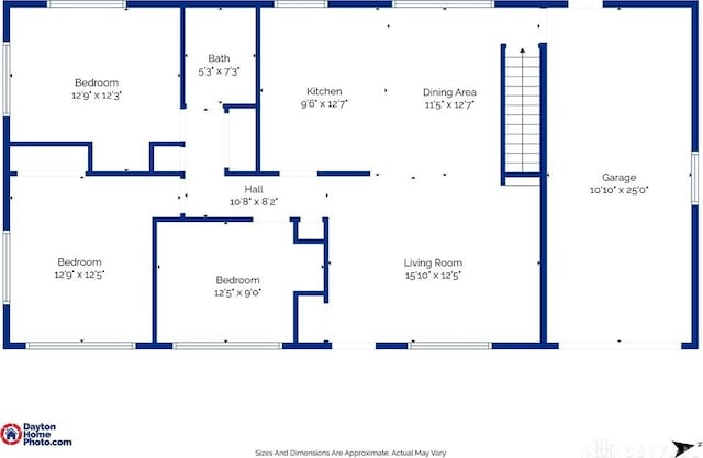 57 Pollyanna Ave, Germantown, OH 45327 - view of home floor plan