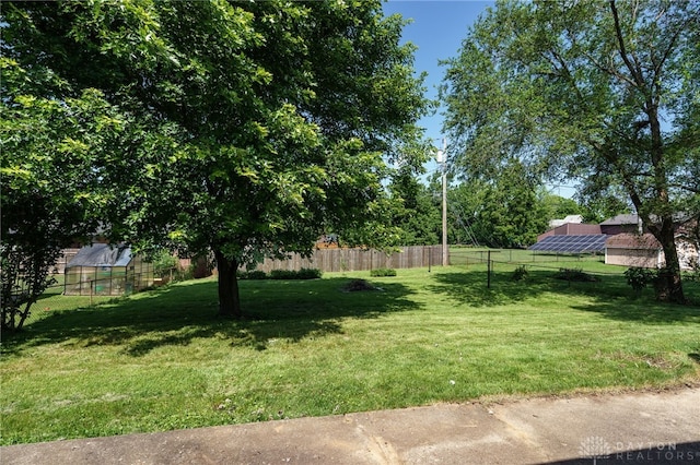 57 Pollyanna Ave, Germantown, OH 45327 - view of yard featuring an exterior structure and an outdoor structure