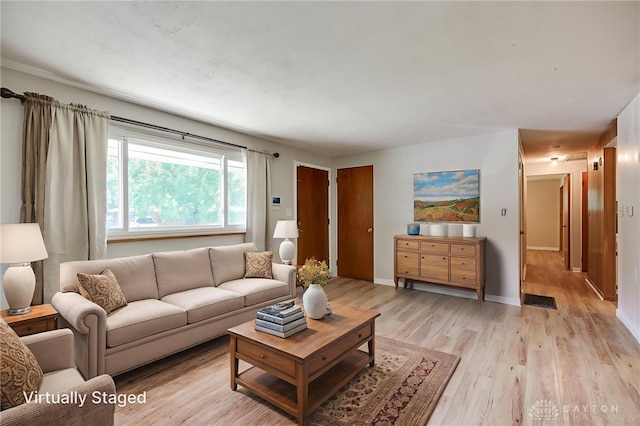 57 Pollyanna Ave, Germantown, OH 45327 - living room with light wood finished floors and baseboards