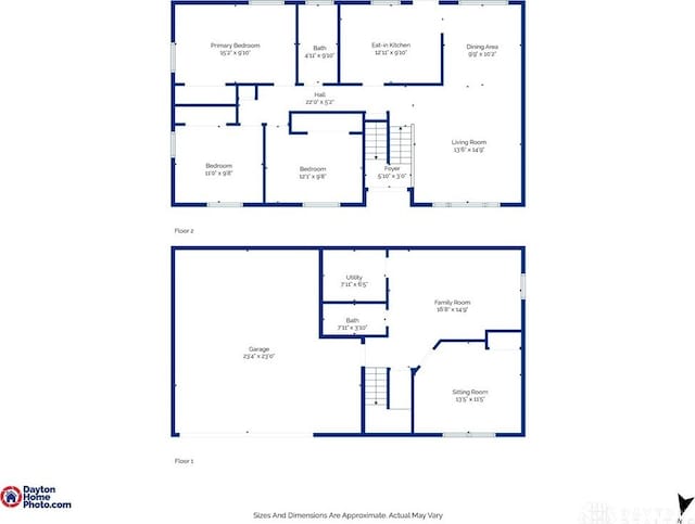 338 Chatham Dr, Fairborn, OH 45324 - view of floor plan / room layout