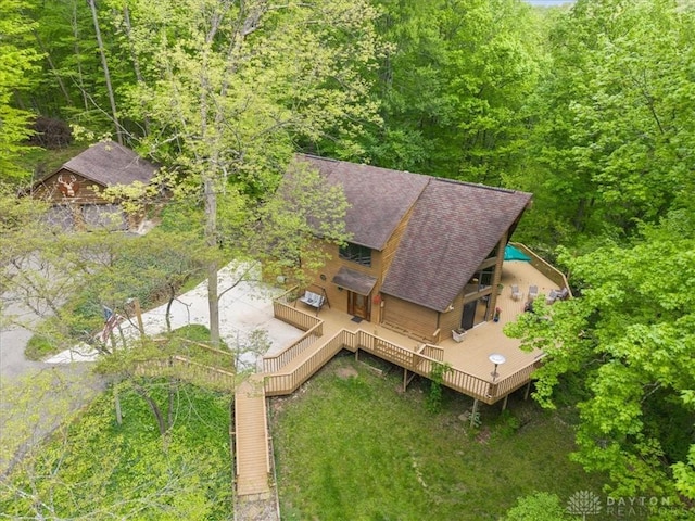 10370 Old 3c Hwy, Clarksville, OH 45113 - view of subject property featuring a heavily wooded area