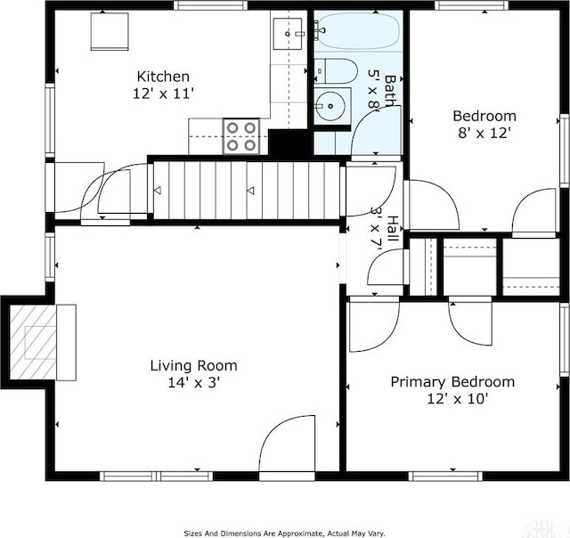 349 E Xenia Dr, Fairborn, OH 45324 - view of floor plan / room layout