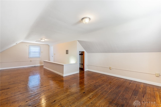 349 E Xenia Dr, Fairborn, OH 45324 - additional living space with lofted ceiling and hardwood / wood-style floors