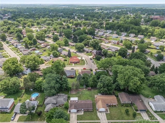 670 Saxony Dr, Xenia, OH 45385 - aerial view of property's location featuring nearby suburban area