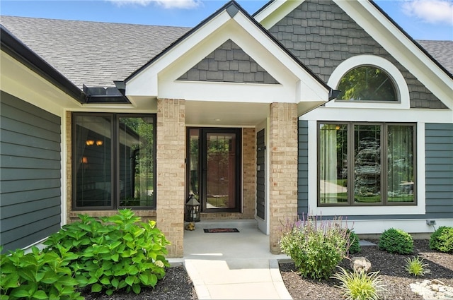 95 Sycamore Creek Dr, Springboro, OH 45066 - doorway to property with roof with shingles