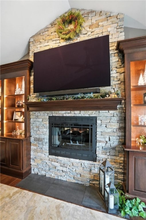 95 Sycamore Creek Dr, Springboro, OH 45066 - detailed view of wood finished floors and a fireplace
