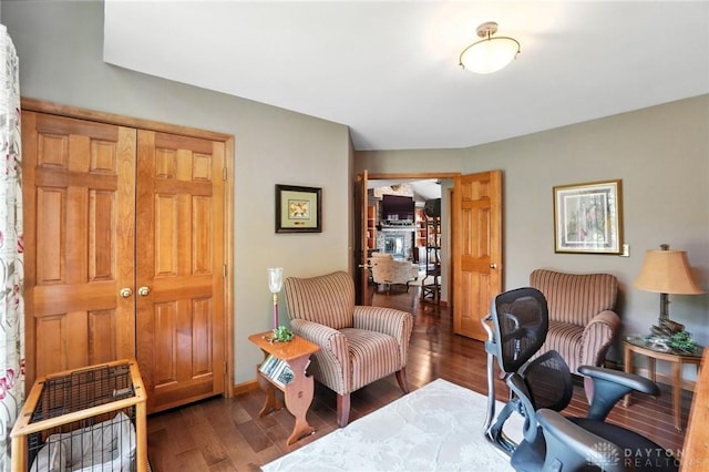 95 Sycamore Creek Dr, Springboro, OH 45066 - office with wood finished floors